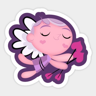 happy cupid Sticker